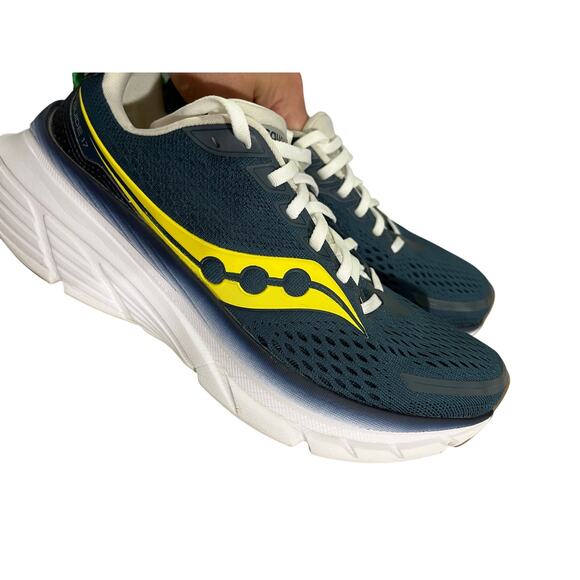 Saucony Men's Guide 17 WMNS Dusk / Canary Size 8.5 - Picture 4 of 8